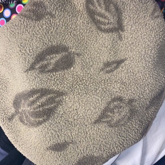 REI Leafy Pattern Unisex Small/Medium size Brown Beret Hat Cap - Picture 9 of 9